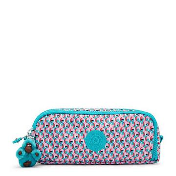 Kipling Gitroy Printed Pencil Case Táska Türkiz | HU 2131NW